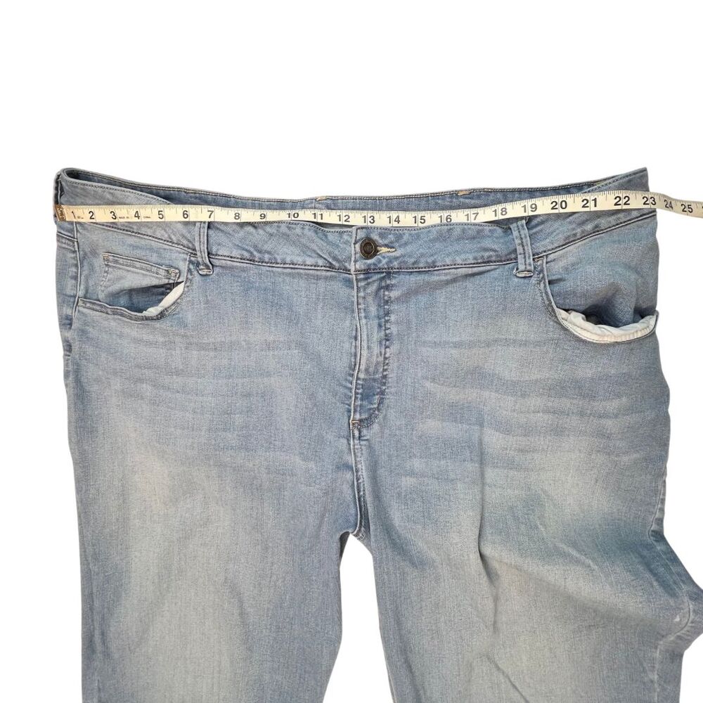Riders by Lee Indigo Capris Womens 26 Blue Denim Light Wash Casual Everday Pants - Picture 3 of 10